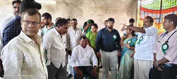 LVR Hospital team participating in community healthcare outreach