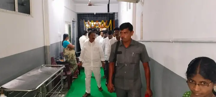 LVR Hospital team and guests during a hospital visit