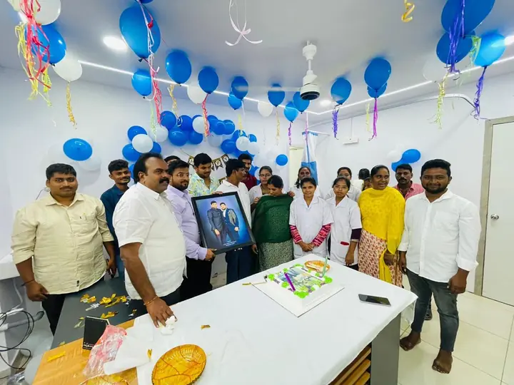 LVR Hospital team celebrating together